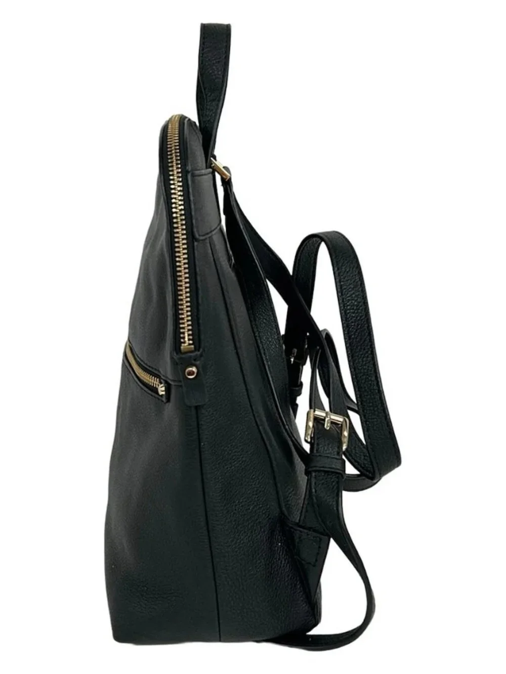 MICHAEL KORS Black Leather Backpack